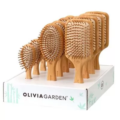 Відгуки покупців про товар Дисплей щіток Olivia Garden Bamboo Touch Detangle Massage