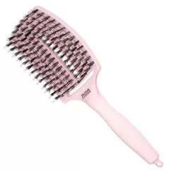 Фото Щетка для укладки Olivia Garden Finger Brush Combo Pastel Pink Large комбинированная щетина - 2