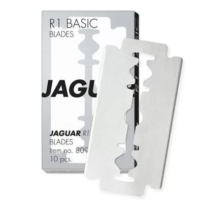Опис товару Леза для бритви філірувальної Jaguar BASIC R1//R1M стандартні (уп.10 шт.)
