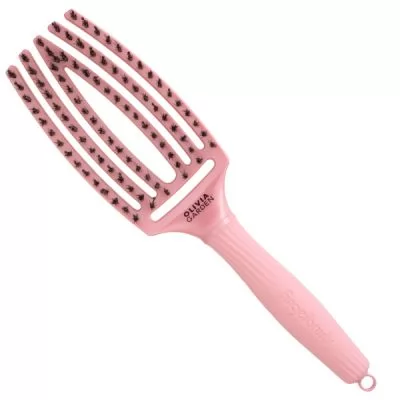 Описание товара Щетка для укладки Olivia Garden Finger Brush Combo Amore Pearl Pink Medium LE