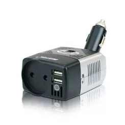 Фото Інвертор-перетворювач напруги Bestek автомобільний 12-220 Вольт 50 Герц 150 Ватт модифікована синусоїда. 1 EU розетка, 2 USB порти - 1