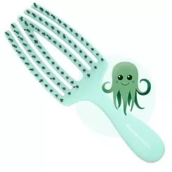 Фото Щітка для укладки Olivia Garden Finger Brush Care Mini Kids octopus LE - 1