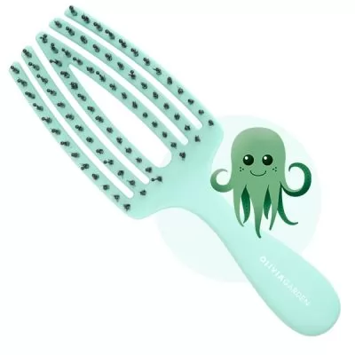 Отзывы покупателей о товаре Щетка для укладки Olivia Garden Finger Brush Care Mini Kids octopus LE