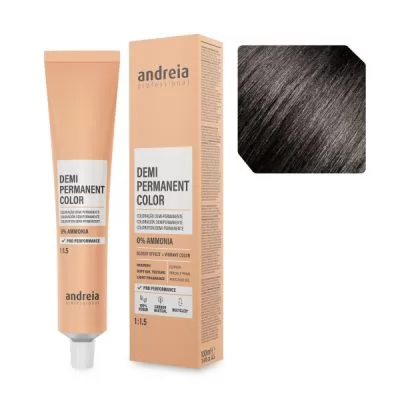 Отзывы покупателей о товаре Andreia Крем-краска тон-в-тон 3.0 темно коричневый натуральный б/аммиачная, 100 мл