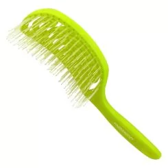 Фото Щетка Farmagan Fingerbrush большая искусственная щетина для тонких волос цвет фисташковый - 2