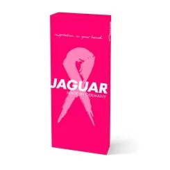 Фото Ножницы для стрижки Jaguar White Line Pastell Plus Offset Pink Ribbon розовые. Длина 5,50" - 4