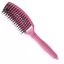 Відгуки покупців про товар Щітка для укладки Olivia Garden Finger Brush Combo Boar&Nylon ThinkPink 2024 Bubble Pink комбінована щетина - 2