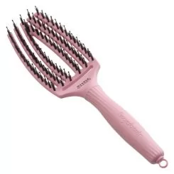 Фото Щетка для укладки Olivia Garden Finger Brush Combo Boar&Nylon ThinkPink 2024 Soft Pink комбинированная щетина - 3