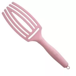 Фото Щетка для укладки Olivia Garden Finger Brush Combo Boar&Nylon ThinkPink 2024 Soft Pink комбинированная щетина - 4