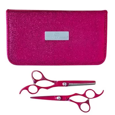 Набор Olivia Garden Silk Cut ThinkPink 2021 Pink (ножницы прямые SKP5.75 5,75