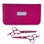 Набір Olivia Garden Silk Cut ThinkPink 2021 Pink (ножиці прямі SKP5.75 5,75" + філірувальні SKPT635E 6,00" + чохол рожевий)