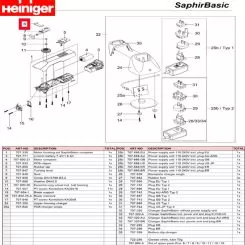 Фото Heiniger резиновая прокладка для всех машинок Saphir - 6