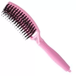 Фото Щетка для укладки Olivia Garden Finger Brush Care Iconic Boar&Nylon Celestial Pink - 3