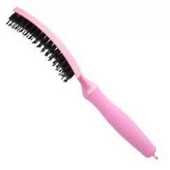 Фото Щетка для укладки Olivia Garden Finger Brush Care Iconic Boar&Nylon Celestial Pink - 4
