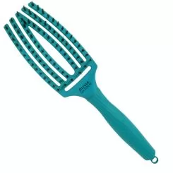 Фото Olivia Garden щітка для укладки Finger Brush Combo Boar&Nylon Blue Lagoon комбінована щетина - 1