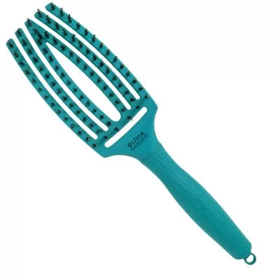 Olivia Garden щітка для укладки Finger Brush Combo Boar&Nylon Blue Lagoon комбінована щетина