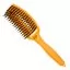 Olivia Garden щітка для укладки Finger Brush Combo Boar&Nylon Yellow Sunshine комбінована щетина - 2