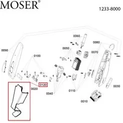 Фото Moser пружина анкера держателя верхнего ножа для 1233, 1234 - 2