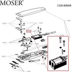 Фото Moser катушка (електро магніт + гвинты 230-240 В 50Hz для 1230, 1233, 1234 - 2