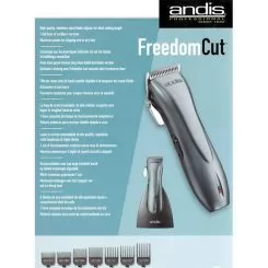 Фото Машинка для стрижки волосся Andis FREEDOM CUT акумуляторна, 7 насадок - 5