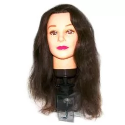 Фото Голова-манекен жін. ШАТЕН довж. волосся 40-50 см. густ. 250/см + ШТАТИВ - 1