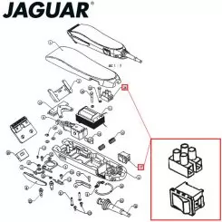 Фото Jaguar клавіша включення + контактна група для CM 2000 - 3