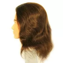 Фото Голова-манекен чол. довжина волосся 30-35 см. густ. 300/см без штатива - 2